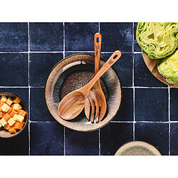 Bjorn Couverts à salade en bois d'acacia ESKIL