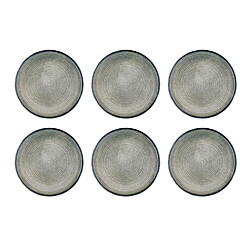 Bjorn Assiette ZEN Ø28cm - 6 pièces - Natural