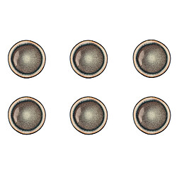 Bjorn Assiette IRIS Ø21,5cm - 6 pièces - Marron sauvage