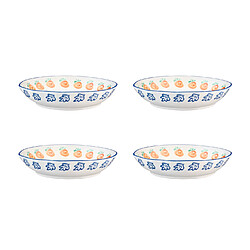 Bjorn Assiette creuse NAPOLI Ø21,5cm - 4 pièces - Agrume
