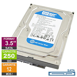 Disque Dur 250Go SATA 3.5 Western Digital Caviar Blue WD2500AAJS-60M0A0 7200rpm 8Mo