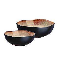 Bjorn Saladier IRIS Ø24cm et Ø28,5cm - 2 pièces - Marron sauvage