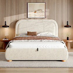 Pantauras Lit-140x190cm-Blanc