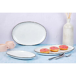 Bjorn Plateau de service PURE - 3 pièces - Blanc Neige