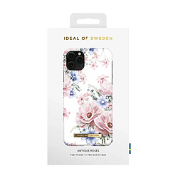 IDEAL OF SWEDEN Coque Tendance pour iPhone 11 Pro Antichocs Motifs Floral Blanc / Rose pas cher