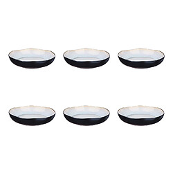 Bjorn Assiette creuse IRIS Ø22,5cm - 6 pièces - Blanc ivoire