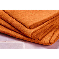 Acheter Bjorn Serviette de table - 6 pièces - Lin et coton orange