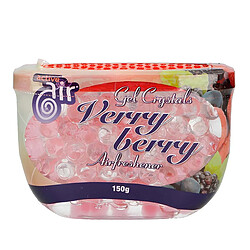 Active Air Désodorisant Gel Parfum Très baie 150g pour Voiture ou Salle de Bain Rose