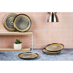 Bjorn Assiette GENESIS Ø20,5cm - 6 pièces - Basalte