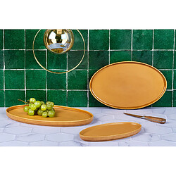 Bjorn Plateau de service SCANDI - 3 pièces - Ocre
