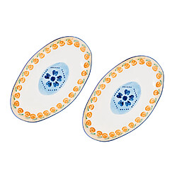 Bjorn Plateau de service NAPOLI 36,5 x 22cm - 2 pièces - Agrume