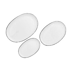 Bjorn Plateau de service PURE - 3 pièces - Blanc Neige