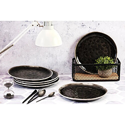Bjorn Assiette MOON Ø28,5cm - 6 pièces - Encre