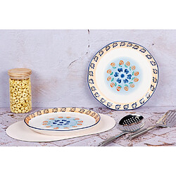 Bjorn Plateau de service NAPOLI Ø30cm - 2 pièces - Agrume