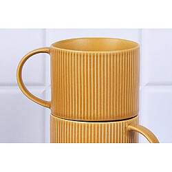 Bjorn Mug SCANDI 50cl - 4 pièces - Ocre pas cher