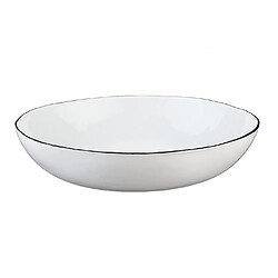 Bjorn Corbeille à fruit PURE Ø29cm et Ø33,5cm - 2 pièces - Blanc Neige pas cher