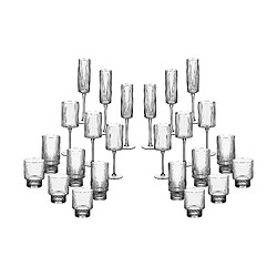 Bjorn Set de verres complet LINJE - 24 pièces