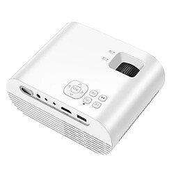 Hoco Hoko Mini Vidéoprojecteur HD 720p Wi-Fi 5GHz Bluetooth HDMI Projection 200 pouces Blanc