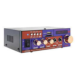 Avizar Amplificateur Audio Stéréo Multifonction Bluetooth USB SD FM Violet