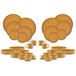 Bjorn Service Complet SCANDI - 36 pièces - Ocre