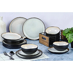 Bjorn Service Les Essentiels IRIS - 18 pièces - Blanc ivoire