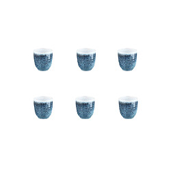 Bjorn Tasse COSMOS 15cl - 6 pièces - Azur