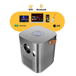 Hoco Hoko Vidéoprojecteur Portable Android HD 720p Bluetooth 5.1 Projection 183 pouces Gris pas cher