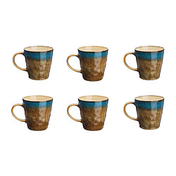 Bjorn Mug ISLAND 40cl - 6 pièces - Terre et mer