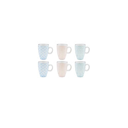 Bjorn Tasse PATTERN 9cl - 6 pièces - Pastel