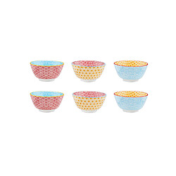 Bjorn Bol PATTERN Ø12cm - 6 pièces - Color