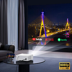 Acheter Hoco Hoko Mini Vidéoprojecteur Android Full HD 1080p Wi-Fi 5GHz Bluetooth HDMI USB Blanc