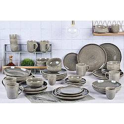Bjorn Service Complet STELLAR - 48 pièces - Gris béton