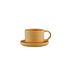Acheter Bjorn Tasse SCANDI 15cl et soucoupe Ø12cm - 8 pièces - Ocre