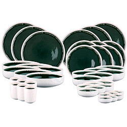 Bjorn Service Complet OXYGEN - 42 pièces - Vert de gris