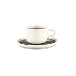 Acheter Bjorn Tasse 20cl et soucoupe Ø15cm OXYGEN - 12 pièces - Vert de gris