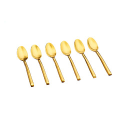 Bjorn Coffret 6 petites cuillères OLAF - Gold
