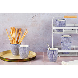 Bjorn Mug PATTERN 30cl - 6 pièces - Dark blue