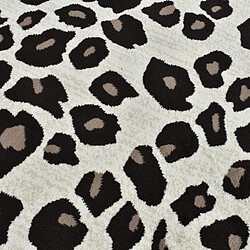 Acheter UnAmourDeTapis tapis chambre 80x150 LYN1 LEOPARD Beige et marron motif félin tacheté
