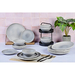 Bjorn Service Les Essentiels STONE - 18 pièces - Gris lune