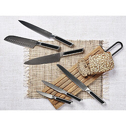 Bjorn Bloc couteaux de cuisine LOKI RAUMA - 7 pièces pas cher