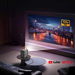 Acheter Hoco Hoko Vidéoprojecteur Portable Android HD 720p Bluetooth 5.1 Projection 183 pouces Gris