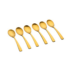 Bjorn Coffret 6 petites cuillères OGLU - Gold