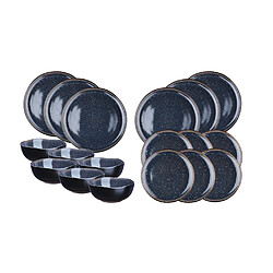 Bjorn Service Les Essentiels IRIS - 18 pièces - Bleu nuit