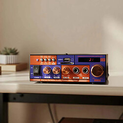 Avis Avizar Amplificateur Audio Stéréo Multifonction Bluetooth USB SD FM Violet