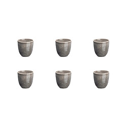 Bjorn Tasse STELLAR 15cl - 6 pièces - Gris béton