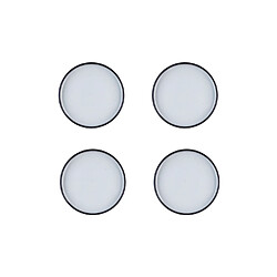 Bjorn Assiette GOURMET Ø21,5cm - 4 pièces - Onyx