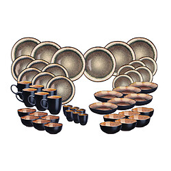 Bjorn Service Complet IRIS - 48 pièces - Marron sauvage