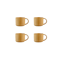 Bjorn Mug SCANDI 50cl - 4 pièces - Ocre