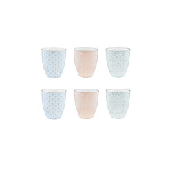 Bjorn Mug PATTERN 30cl - 6 pièces - Pastel