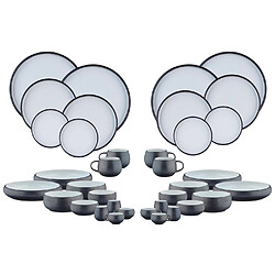 Bjorn Service Complet GOURMET - 36 pièces - Onyx